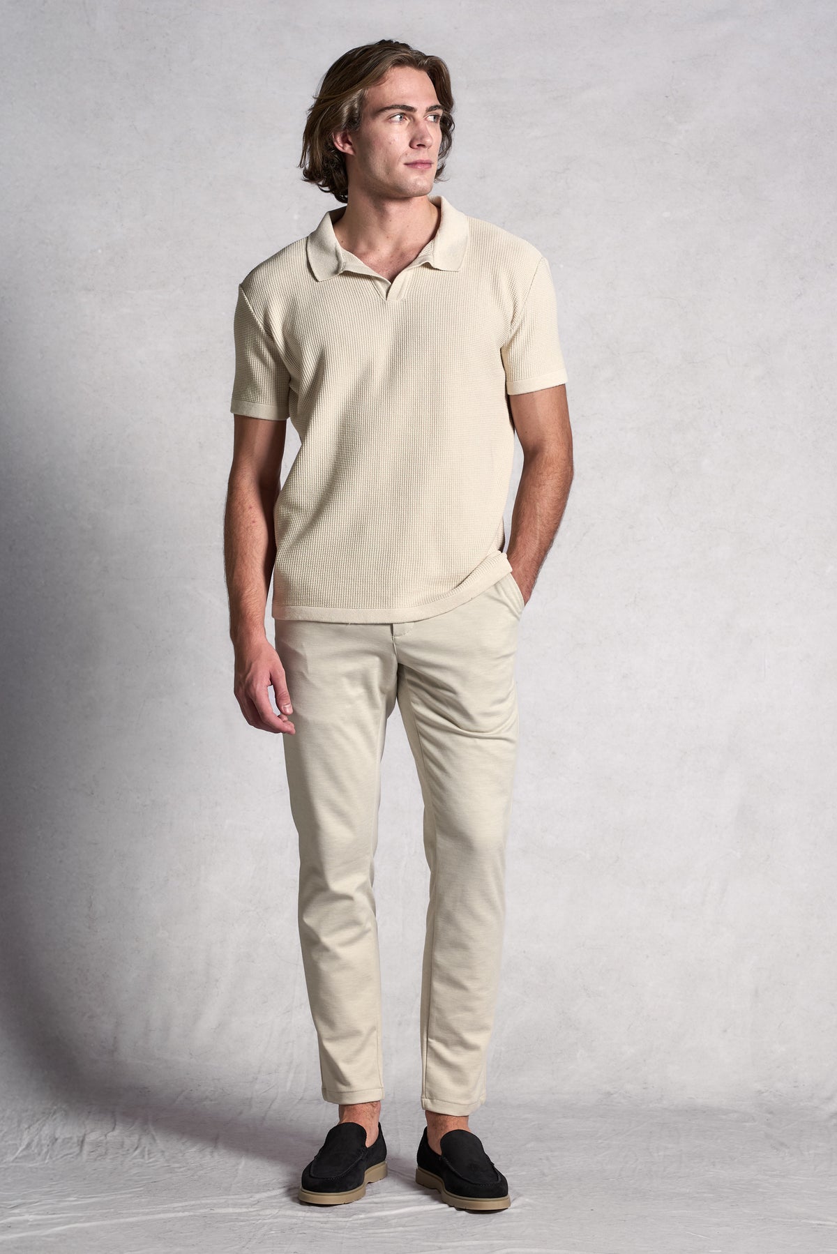 Polo Tricot Texturizada
