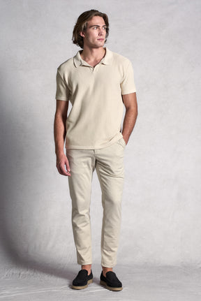 Polo Tricot Texturizada