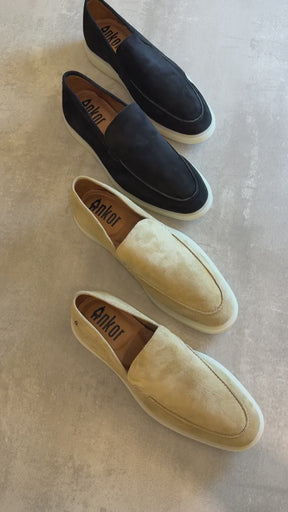 Loafer de couro casual