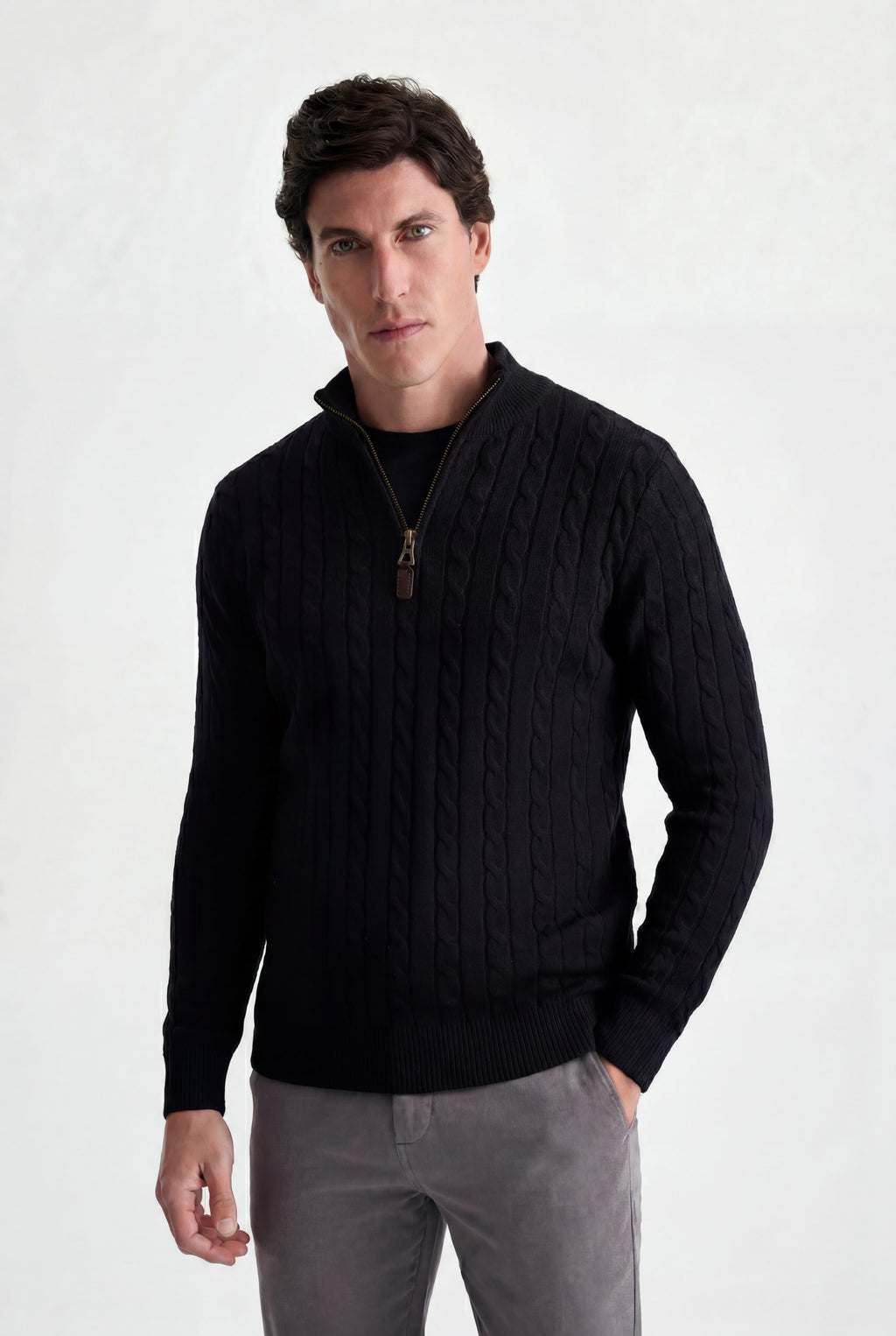 Tricot Cotton Quarter Zíper - Ankor Design