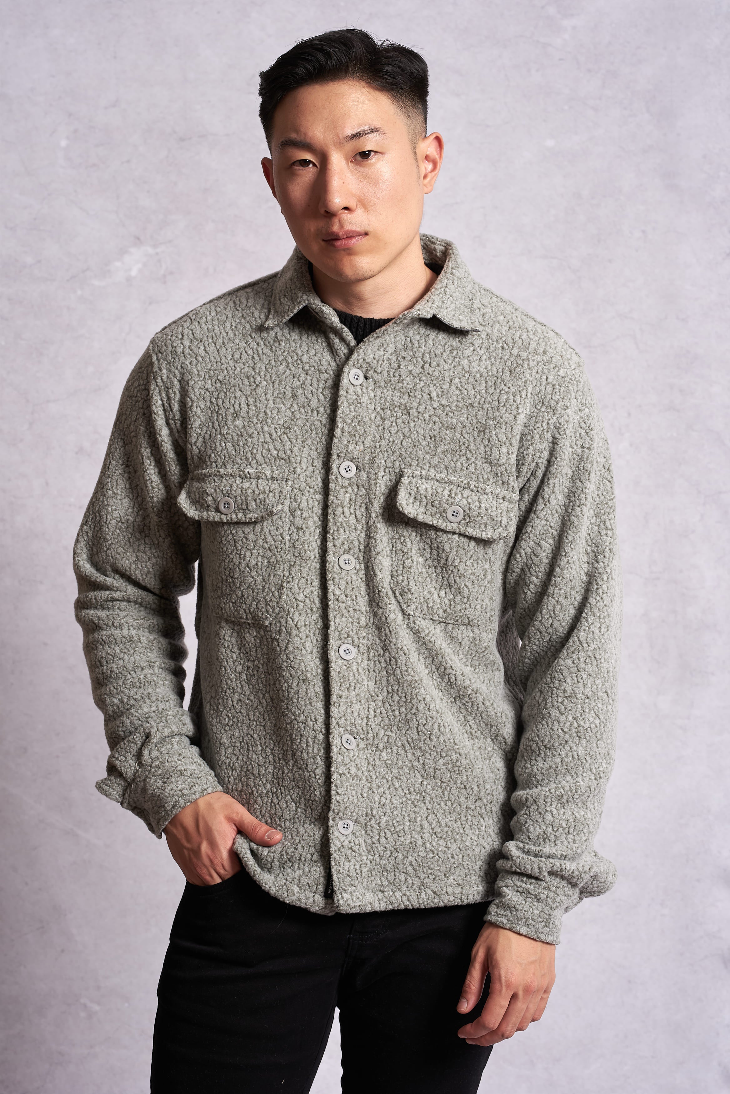 Camisa Sherpa Melange