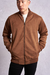 Jaqueta Bomber Suede
