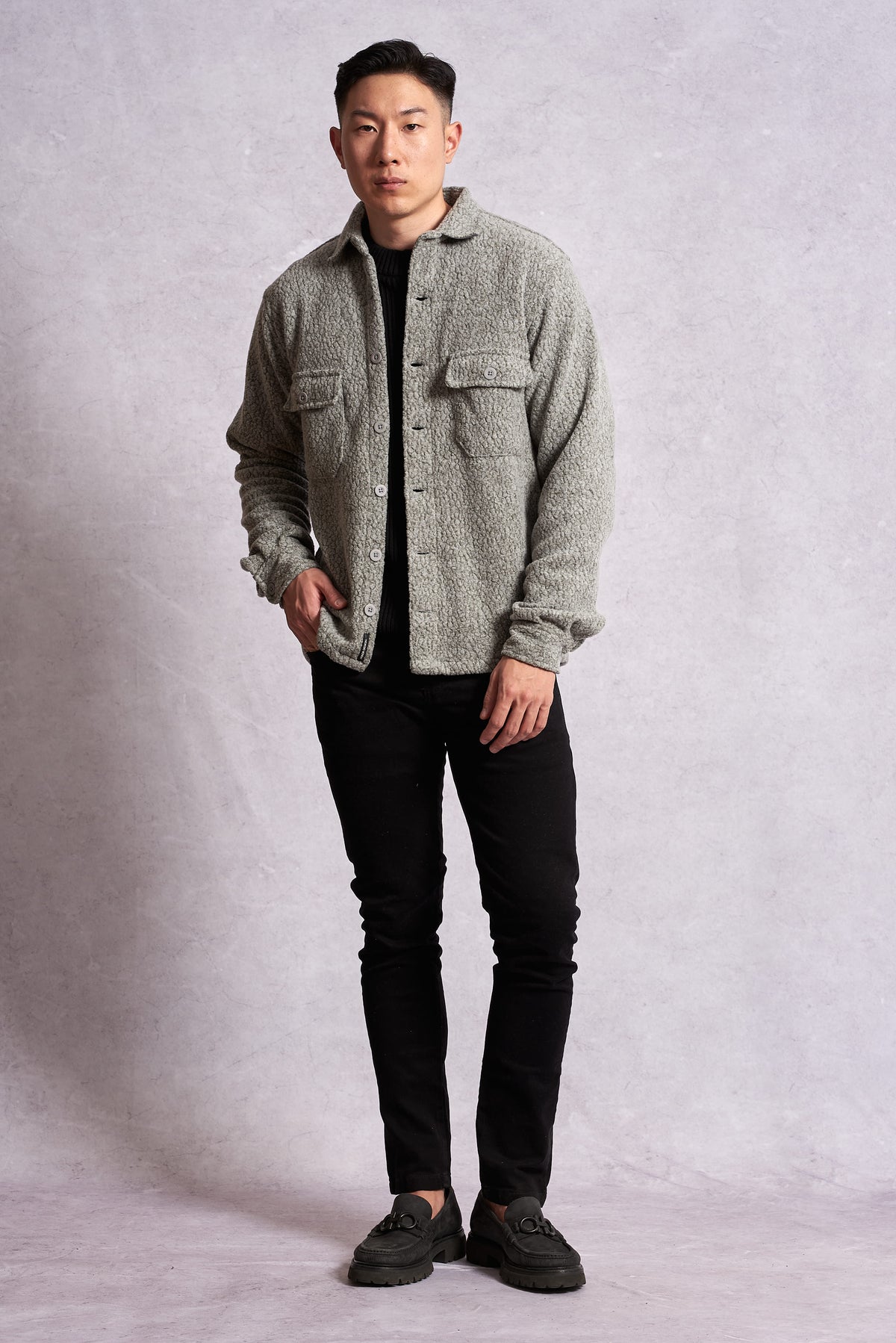Camisa Sherpa Melange